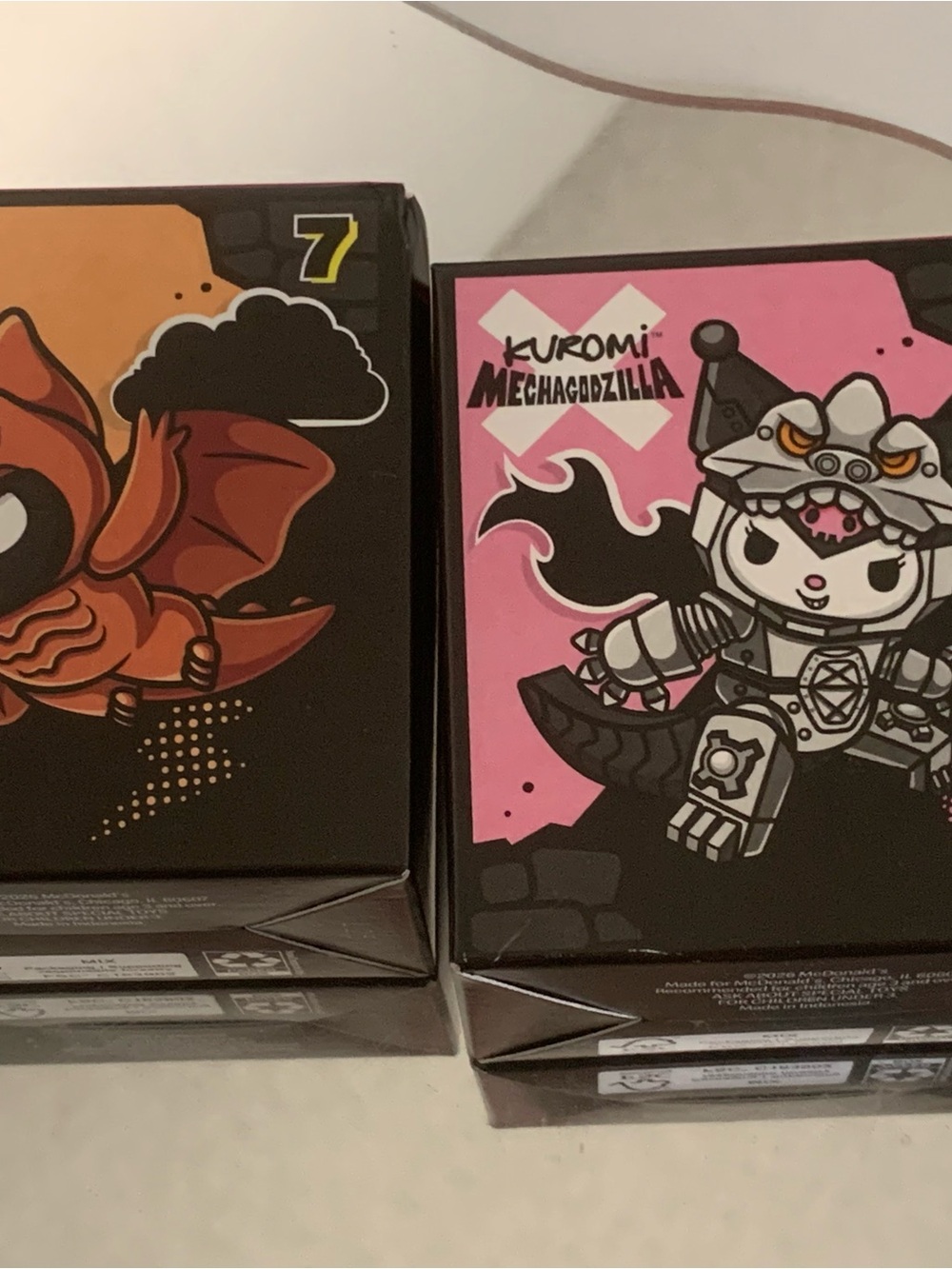 Hello Kitty & Friends X Godzilla McDonald’s Toy Bundle (5 & 7）